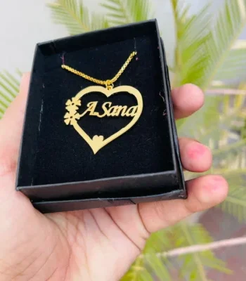 Customized Heart Name Necklace