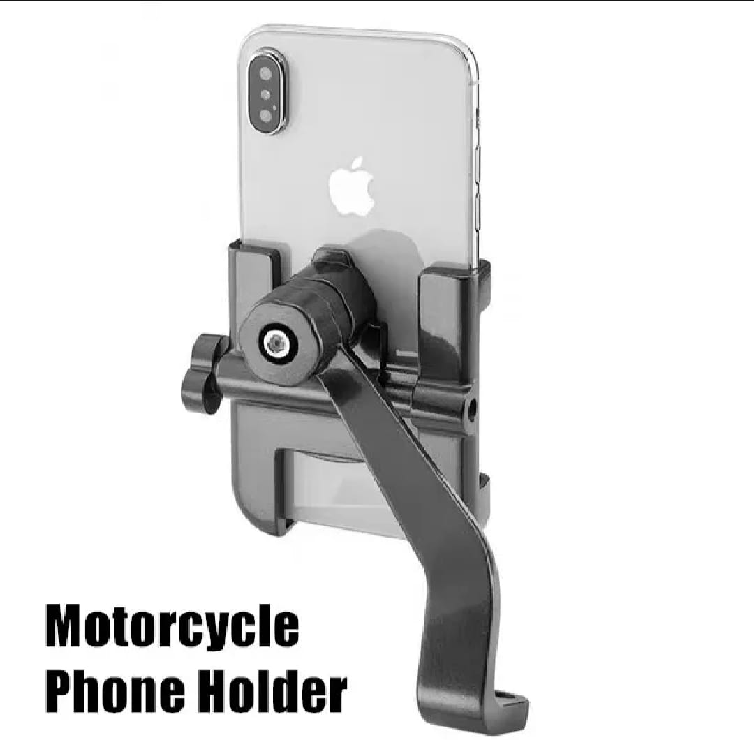 C2-Aluminum-Motorcycle-Phone-Holder-Mount C2 Aluminum Motorcycle Phone Holder 360 Degree Adjustable Mount