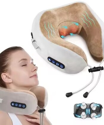 U Shaped Neck Massager rechargeable pillow for neck and shoulder pain relief