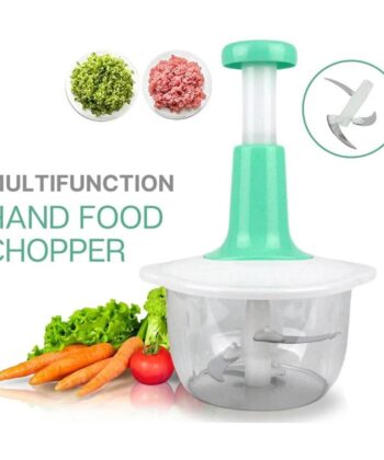 1.5L Professional Hand Press Manual Chopper for Versatile Kitchen Use Multipurpose Food Processor