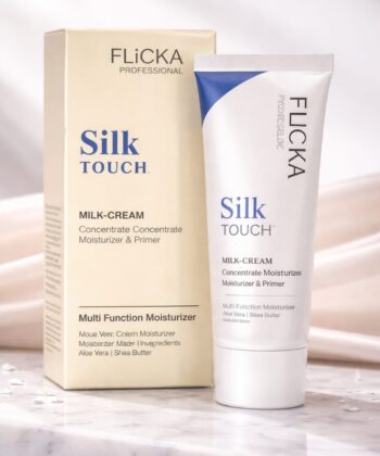 FLiCKA Silk Touch Milk Cream Moisturizer and Primer tube