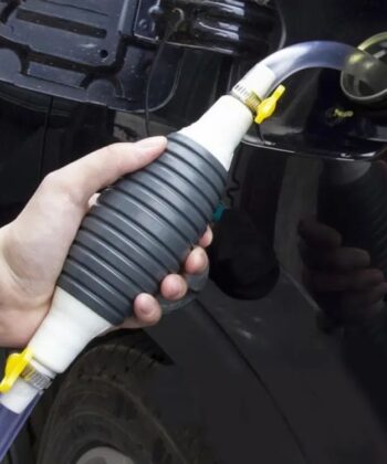 Turbo-Flow Manual Siphon: Heavy-Duty Universal Liquid & Fuel Transfer Pump