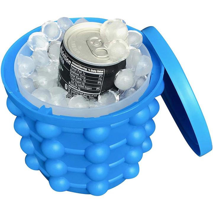 Silicon Ice Genie - AishSplash Silicon Ice Genie Magic Ice Cube Maker Bucket Pakistan