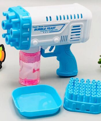 Bubble Bazooka Pro Electric Rocket Bubble Gun for Kids